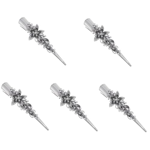 Pince bec de canard solide VICASKY maintien durable en métal pour coiffure et sectionnage