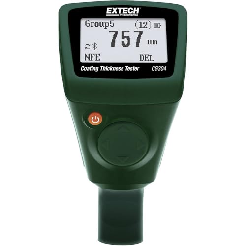 Extech CG304 Coating Thickness Tester, Bluetooth, Ferrous Non-Fer...