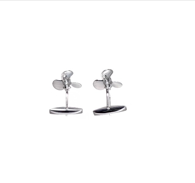 Mancuernillas de plata sólida 925 para hombre miniatura 5