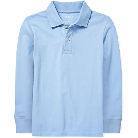 The Children's Place Boys Long Sleeve Polo Shirt Cover