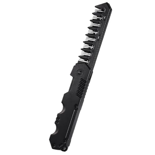 Peine plegable, peine plegable portátil, mini herramienta de peinado para peluquería para el cuidado diario, barbas, salón de belleza