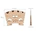 Violin Bridge 4Pcs, 4/4 Full Size Premium Solid Maple Wood Violin bridge with String Position Identification, Hard Maple Fiddle Bridge Music Instrument Replacement Fit Most 4/4 Violins