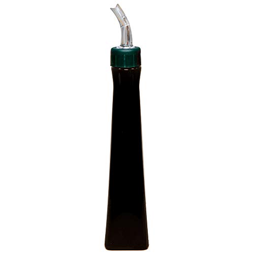 Galheteiro Square Bico de Policarbonato para Azeite 200ml Preto - VemPlast