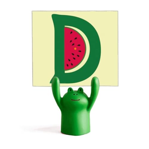 Porte-mémo grenouille alphabet en D un cadeau mignon et utile pour égayer le bureau