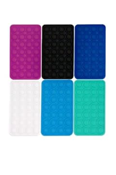 Generico Supporto Smartphone Ventosa Silicone – Set 6 Pezzi Multicolore – Stacca & Attacca Riutilizzabile – 24 Mini Ventose Extra Forti – Selfie, Video, Specchi, Vetro, Piastrelle