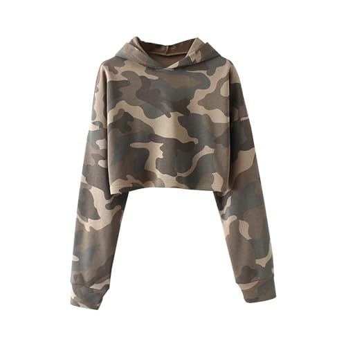 Pull à capuche imprimé camouflage : idéal pour vos sorties outdoor
