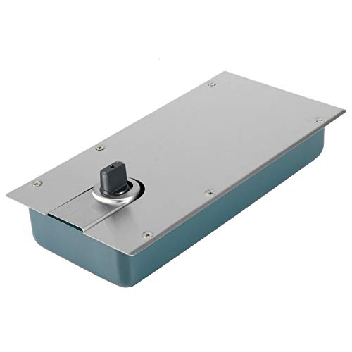 EVTSCAN Floor Spring Door Closer, Glass Door Hinge Closer Steel Floor Spring Universal Hydraulic Buffer Ground Hinge - Image 2