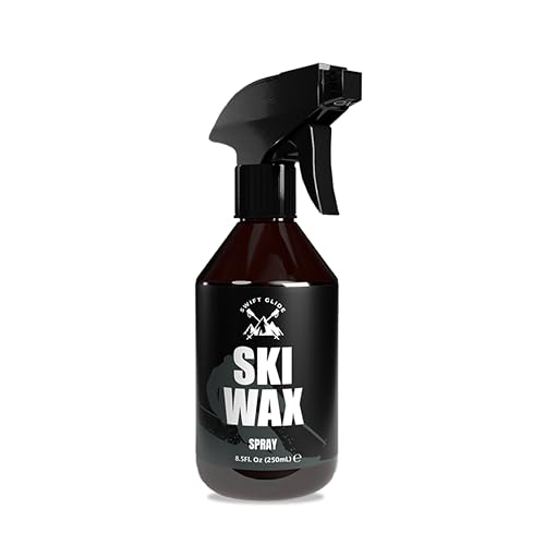 Swift Glide Skiwachs Spray als Abfahrt und Langlaufskiwachs mit extra hoher Gleitfähigkeit, Ski Wax Spray mit natürlichen Inhaltsstoffen und langanhaltender Wirkung, Flüssigwachs Langlaufski - 250ml