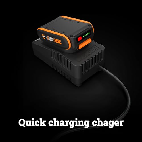 Image of WORX 20V 2.0Ah Lithium-ion Battery & 2A Quick Charger Combo Kit, WA3613