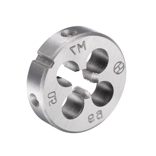 MACHSWON M7x0.5mm Metric Tap and Die Set,Machine Thread Screw Tap with Round Threading Die,Tap & Die Kit for Nut Screw Bolt Thread Repair - Image 4