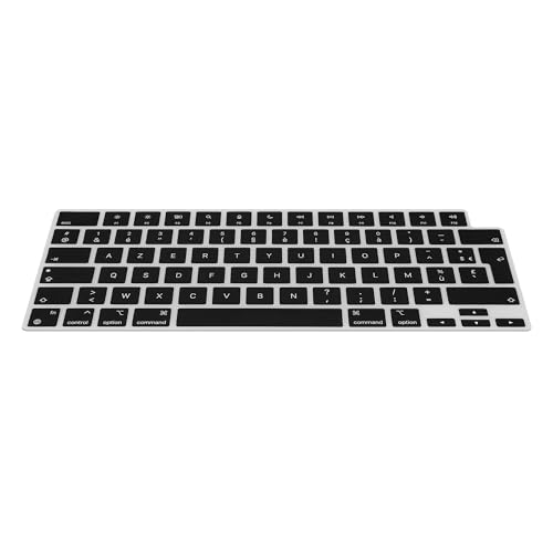Ya en manzanajugosa.com: kwmobile Protector Silicona Compatible con Teclado (Francia, Bélgica) para Apple Macbook Air 13.6 M3 2024 A3113 Negro