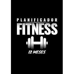 Pesas Para Gimnasio Planificador Fitness: Diario para Registrar 12 Meses de Entrenamiento con Pesas y Cardio