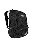 Gorilla Wear - Las Vegas Backpack - Schwarz - Rucksack Für Sport Arbeit Schule Alltag Freizeit Zum Einkaufen mit Seitentaschen Outdoor Wandern Black Praktisch Nylon 22,5L
