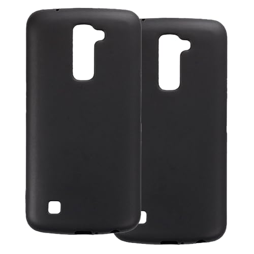 UOGNADGD 2-Pack TPU Case for LG K10 2016 - Black