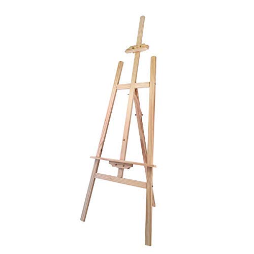Vencer Art Supply 24 To 69 Inch Tall Adjustable Classic Hand-Finished Wood Studio Adjustable H-Frame Artist Easel,Vdb-013 #TOP30