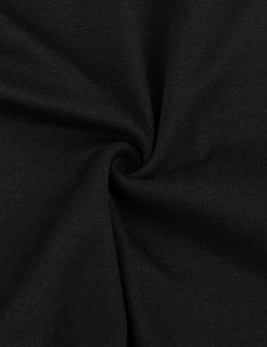Image of Lotusmile Women's Long Sleeve Hooded Tunic Tops Button Swing Pullover Hoodie Sweatshirts