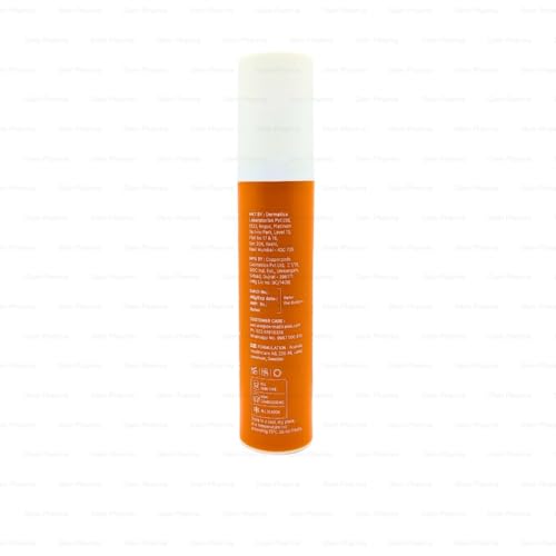 Image of Barelyon Fluid Sunscreen SPF 50 PA+++ for All Seasons by Dermatica. Invisible NO White Cast Broad Spectrum Sun Rays Protection 50 ML