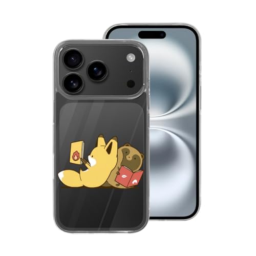 iPhone17Pro�p�P�[�X �N���A �^�k�L�ƃL�c�l �ϏՌ� �A�C�t�H��17Pro�p�J�o�[ �y���^ case ���C�����X�[�d�Ή� ����~�� �����h�~ TPU�o���p�[ ���� �X�}�z�P�[�X