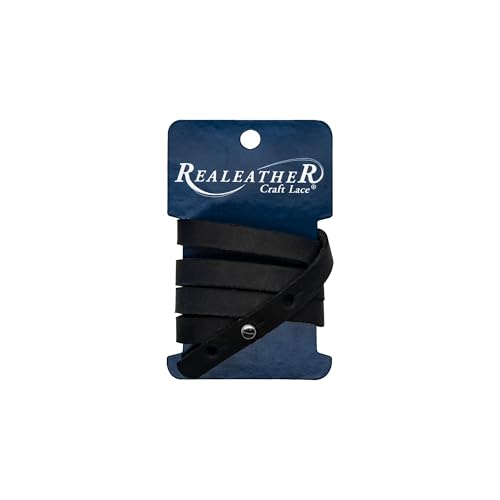 Realeather Leather Wrap Bracelet, Black,