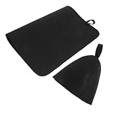Material resistente: el material de fieltro está diseñado para ser suave pero resistente, evitando la deformación y garantizando un uso a largo plazo, cojín de asiento para automóvil, sombrero para sauna