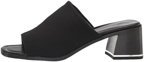 Donald Pliner Haze Textured Stretch Fabric Mule Heeled, Slide, Comfortable, Leather, Chunky Sandals for Women, 7 | Image 7