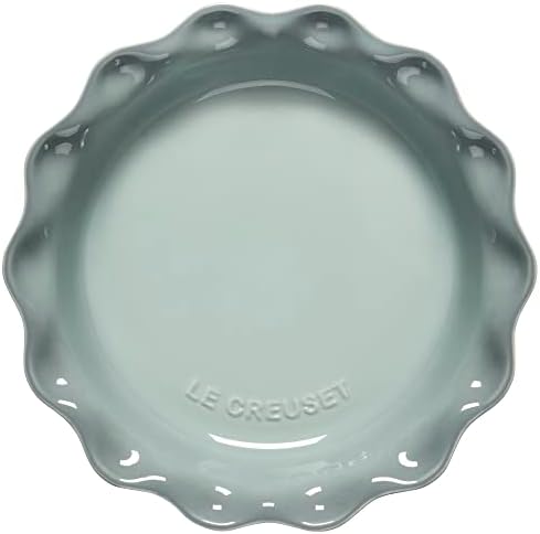 Le Creuset Stoneware Pie Dish, 9", Sea Salt
