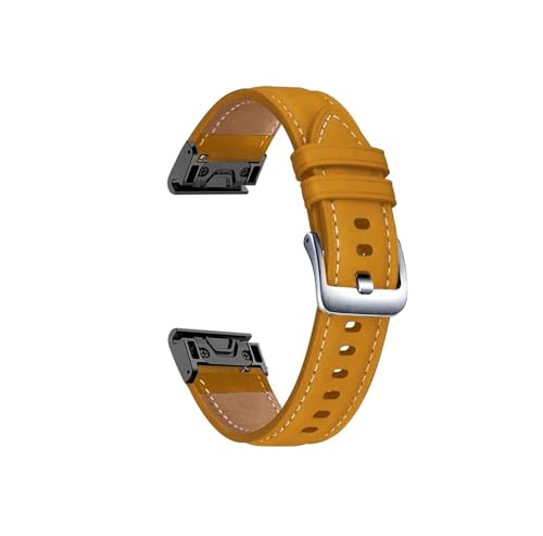 22mm{vX|[cuxgɓKGarmin Fenix7 6Pro 5 MARQ EPIX Approach S62 945(Yellowbrown si,22mm)