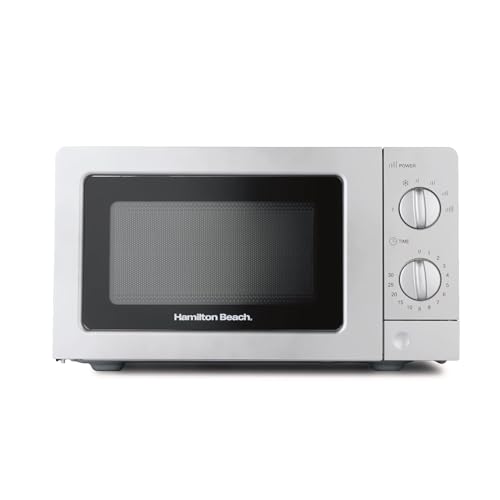 Hamilton Beach Microwave, 20L, 700W, Standard, Manual Controls, 6 Power Levels, Speedy Defrost,...