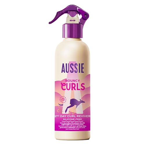 Aussie Rizos Definidos Revividor Del Segundo Día 200ml. Revive Ondas Y Rizos Entre Lavados, Proporcionando 48H De Protección Contra El Encrespamiento
