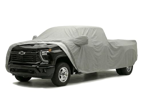 CarsCover Custom Fits for Chevy Silverado 3500 Crew Cab 8ft Long Bed Dually DRW Truck Car Cover Heavy Duty All Weatherproof Ultrashield