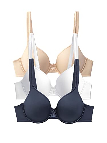 Image of Vanity Fair Women's Bra with 2-Way Convertible Straps, Body Caress Full Coverage, Lightly Lined Cups Up to Dd
