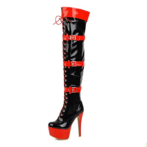 Bottes pour femmes 14cm talon ultra-haut et bottes de danse de mode