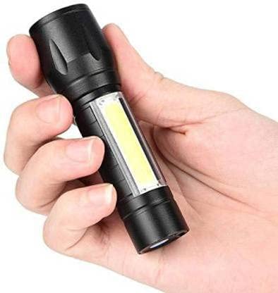 Torch 2 in 1 ZOOMABLE Flashlight and Emergency Light with USB Cable NP-09 Torch (Black : Rechargeable) (B09N7X176H) Amazon Price History, Amazon Price Tracker