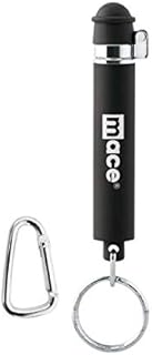 Mace Brand Mini Keychain Pepper Spray (Black Hard Case) – Accurate 5’ Powerful Pepper Spray, Flip Top Safety Cap, Refillable with a Mace Refill Unit – Mace Spray Self Defense Keychain, Made in the USA
