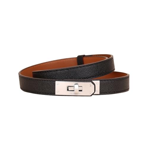 Adjustable Plutonium Leather Ladies Dress Accessories Slim Belts Thin Women Belt Belts Alloy Buckle Fashion Female Waist