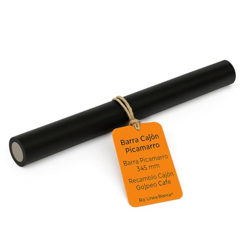 RO Linea Blanca ® Barra Cajon Picamarro 345 Mm 30x40 para Cajon Golpeo Cafe Profesional Acero Resistente Recambio Universal Hosteleria Facil Instalacion Compatible con Cajones Barista Cafeteria Bar