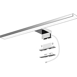 Lampara Led Baño Amazon Azhien Lámpara LED de Espejo 10W 820LM Lámpara de Baño, Blanco Neutro 4000K Lámpara LED de Pared Luz de Gabinete IP44 230V Luz de Espejo de Baño de 40cm