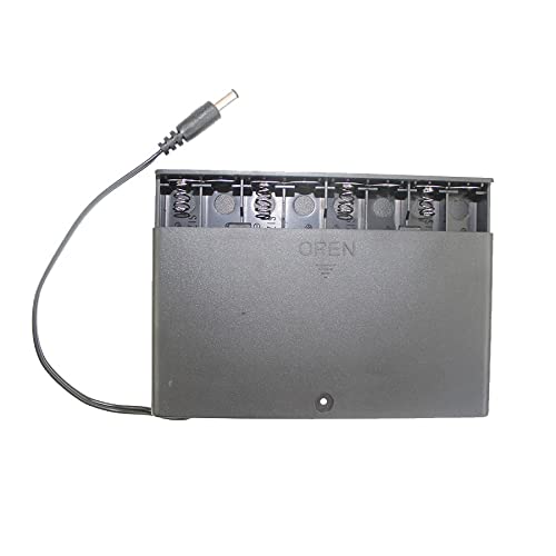 Argerrant 10 stks DC Plug 2.1 * 5.5mm 8* AA Cellen Clip Houder Box Case/Cover Met GEEN Off Switch Draad Leads Batterij… - Afbeelding 5