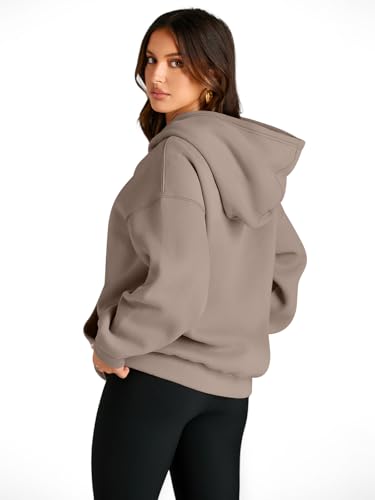 Trendy Queen Womens Oversized Hoodies Fleece Sweatshirts Long Sleeve Sweaters Pullover Fall Outfits Coffeegrey S thumb #3