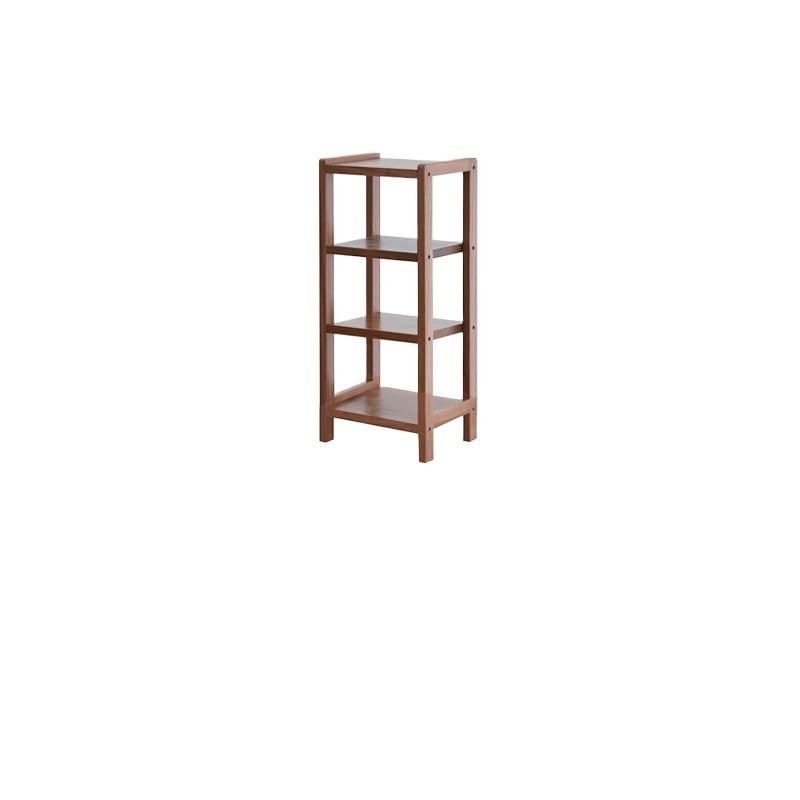 Étagère à chaussures étroite en bois pour entrée de maison saine