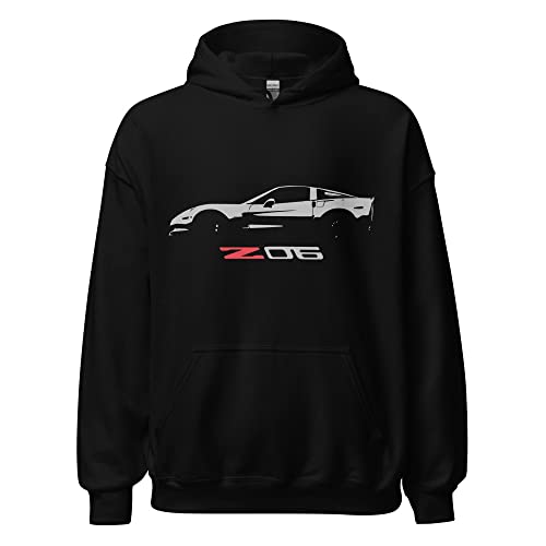 2013 Z06 C6 Vette Silhouette Custom Car Club Hoodie