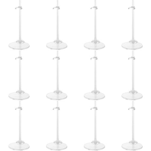 MAGICLULU Doll Rack 12pcs Doll Support Capacity Ideal for Storage Display Easy to Clean