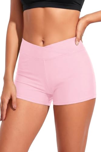 Image of Womens V Cross Swim Shorts Tummy Control Bottoms (Available in Plus)