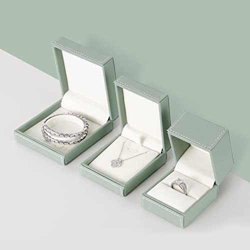 Oirlv Lago Verde Scatola per Anelli Scatola per