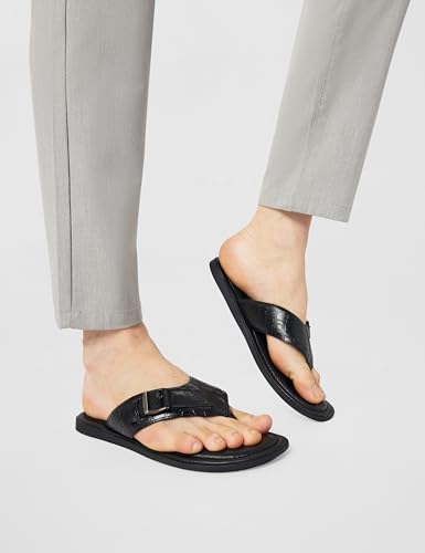 Image of Lee Cooper LC9115C Men's Genuine Leather Sandals | Sandals For Men | Cushioned Insole & Comfortable