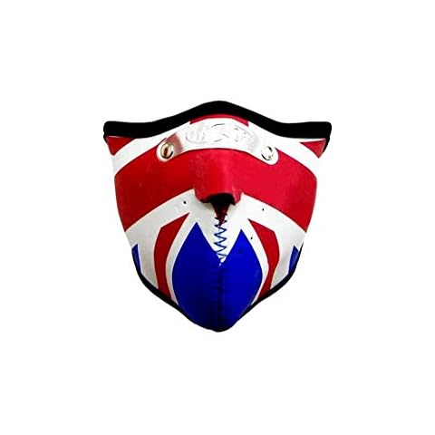 Kenai Dark Motorcycle Neoprene Mask with Filter Cover