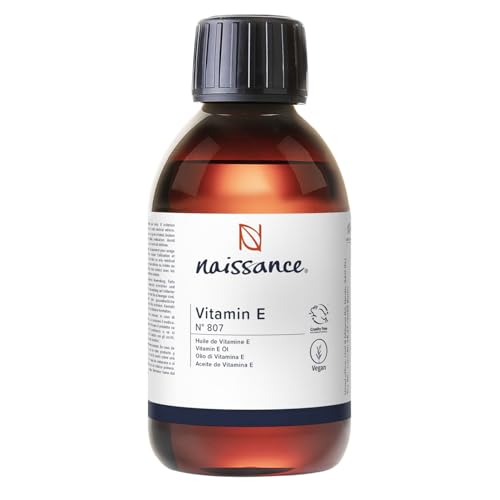 Naissance Vitamina E n. º 807 (Aceite) – 225ml - Natural, vegana, libre de hexano y no OGM.