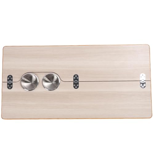 Mesa para RV de Madera Maciza con Dos Portavasos para Embarcaciones 5