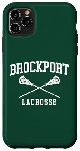 SUNY Brockport Golden Eagles Retro Lacrosse �X�}�z�P�[�X iPhone 11 Pro Max �p