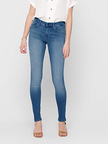ONLY Skinny fit jeans voor dames (Onlshape Reg Sk Dnm Jeans Rea088 Noos) - blauw (light blue denim), maat: 25W / 30L - Image 4